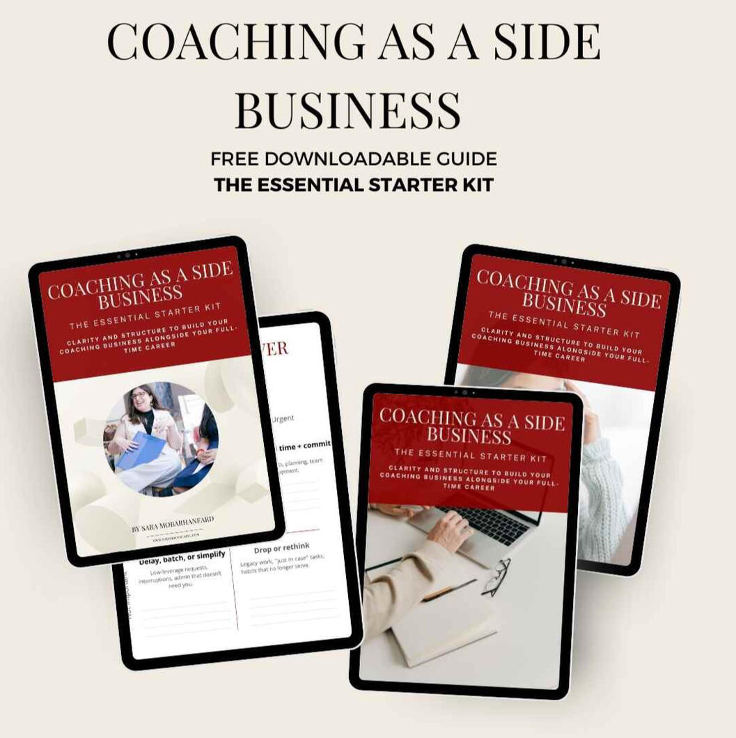 Coaching as a side business Grow an ICF coaching business